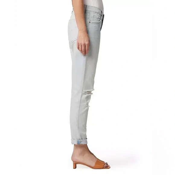 High Rise Skinny Distressed Jeans Light Wash 28 6 - Picture 3 of 6